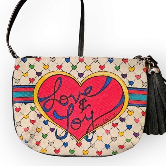 Brighton Limited Edition Love & Joy Colorful Crossbody Bag (NWOT) - Picture 13 of 14